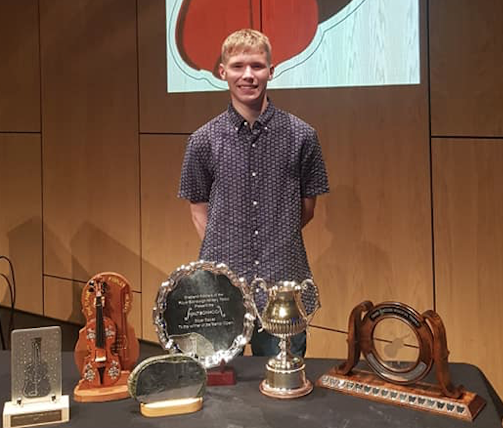 Shetland's Young Fiddler of the Year 2021 (Magnus Williamson)